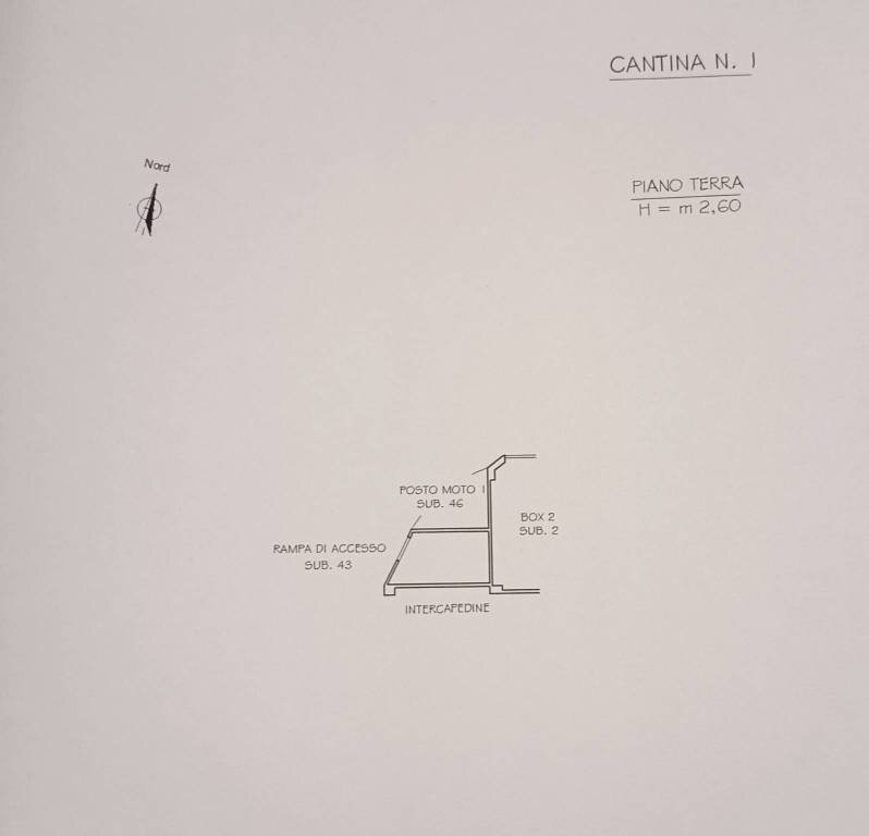 Planimetria - Magazzino corso Giuseppe Mazzini, 112, Camogli - foto 1