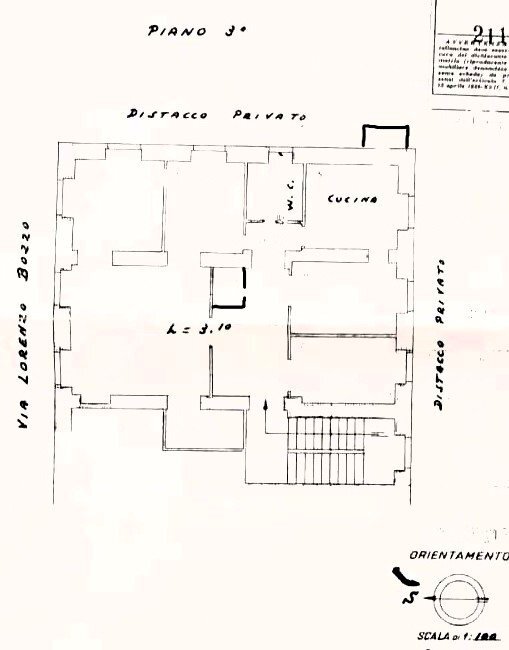 Apartment via Lorenzo Bozzo, Camogli - floor plans 1