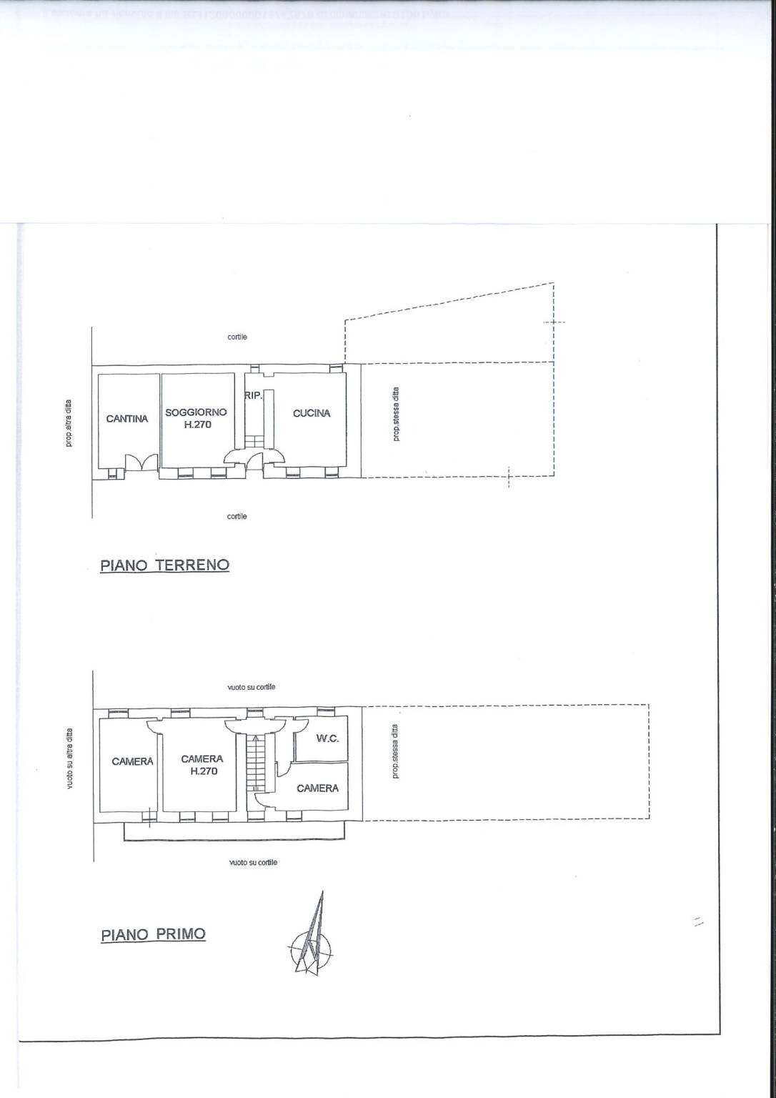 Rustico via Don Demetrio Castelli, Roddi - planimetria 1