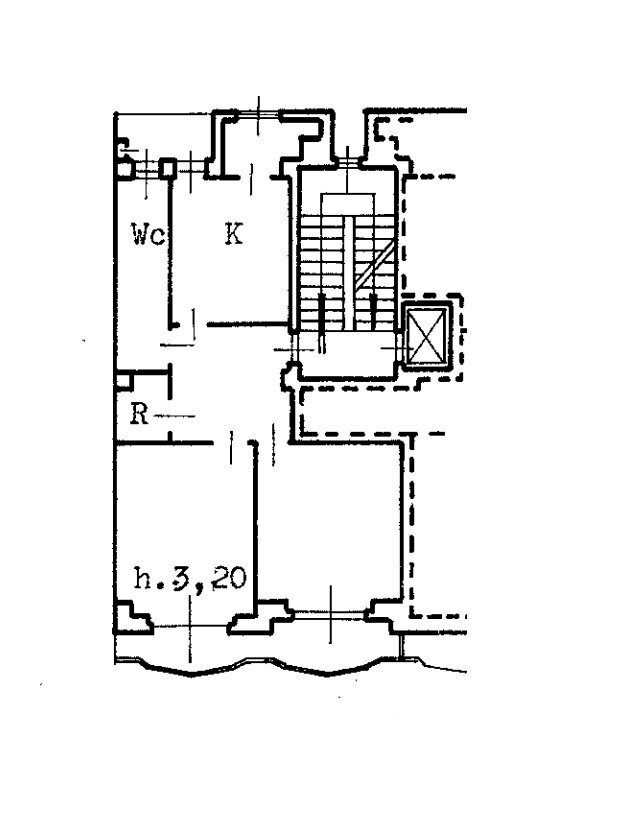 Trilocale corso Vittorio Emanuele II, 6, Cuneo (zona Donatello) - planimetria 1