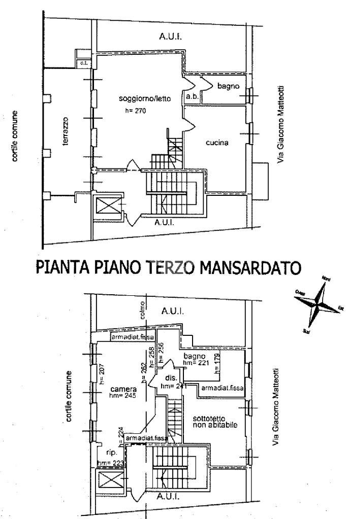 Apartment Via Giacomo Matteotti, Borgaro Torinese - floor plans 1
