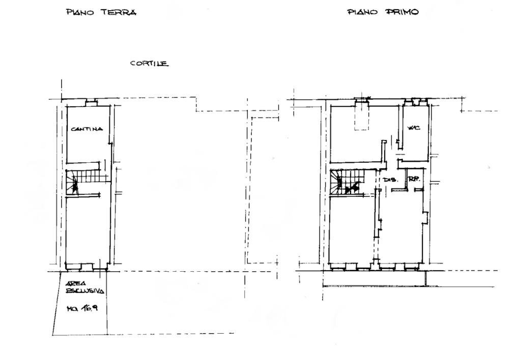 Casa semi indipendente Via Costa, San Francesco al Campo - planimetria 1