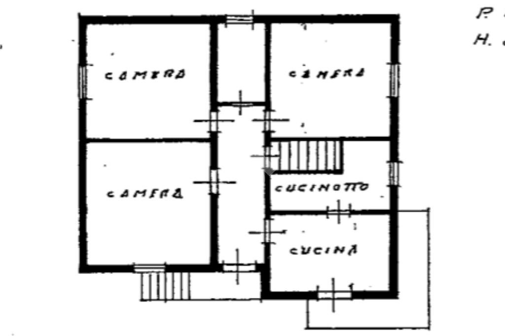 Independent house Via A. Grandi, Montecchio Emilia - floor plans 1