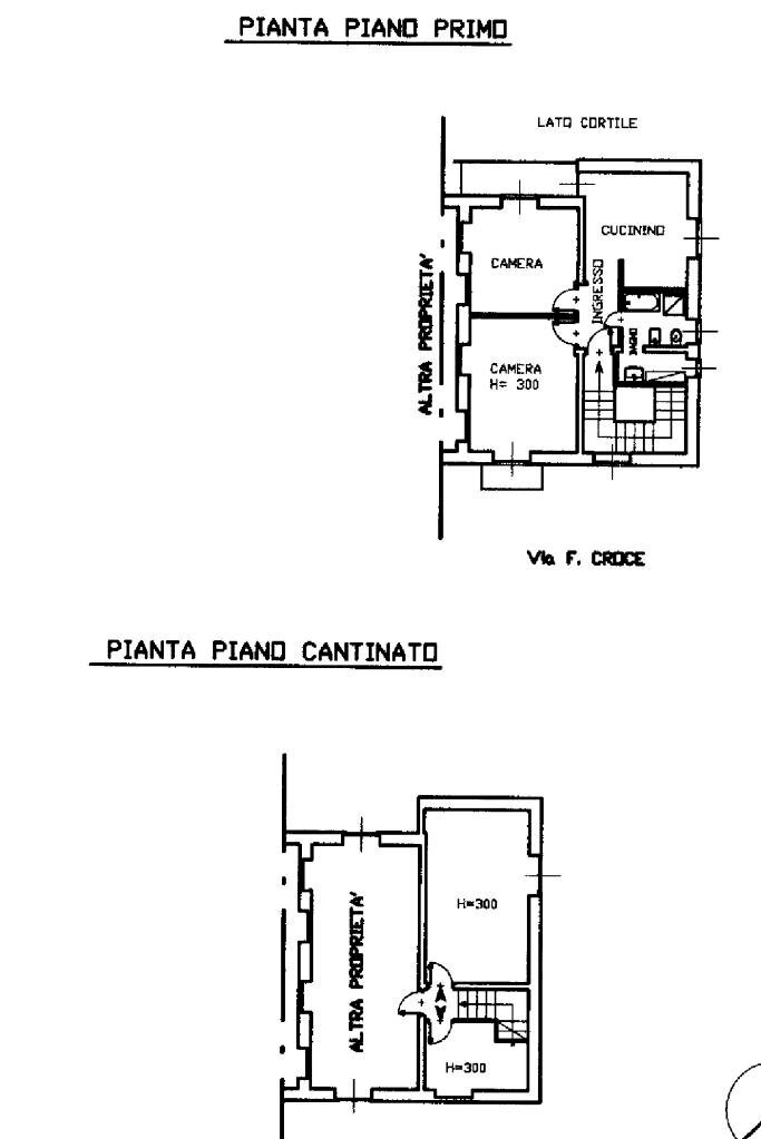 Trilocale Via Fulvio Croce, Torino (zona Città Giardino) - planimetria 1