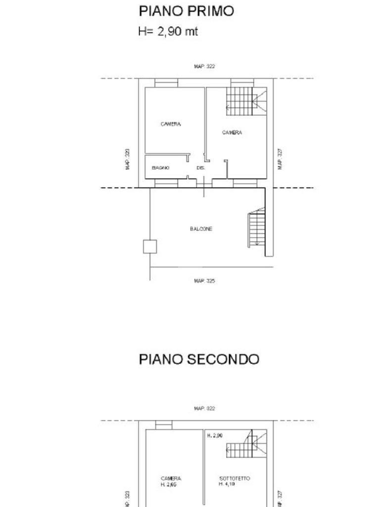 Trilocale Via don G. Bosco, Romentino - planimetria 1