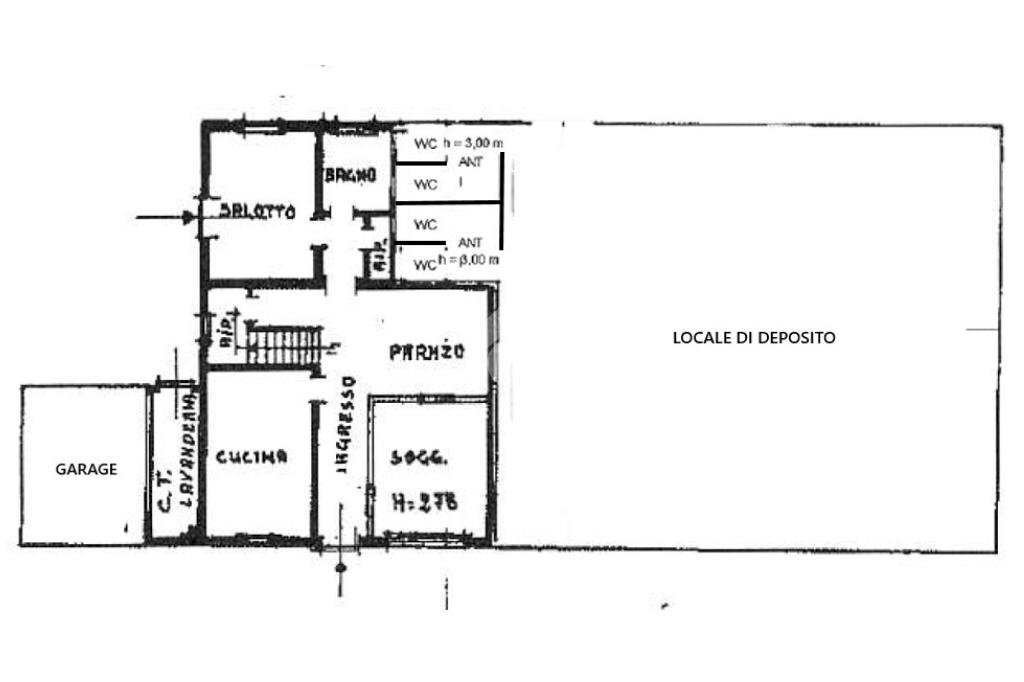 Independent house Via Bernolda, Fabbrico - floor plans 1