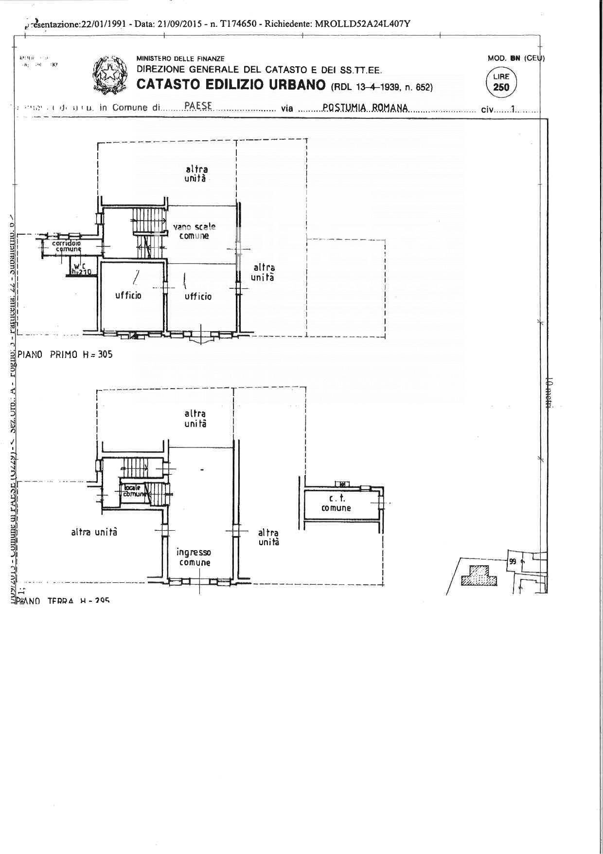 Foto 13 - Office via Postumia Romana
 
25, Paese - floor plans 1
