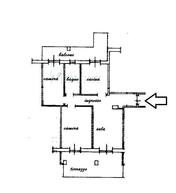 Foto 44 - Quadrilocale Via Bologna, Albenga - planimetria 1