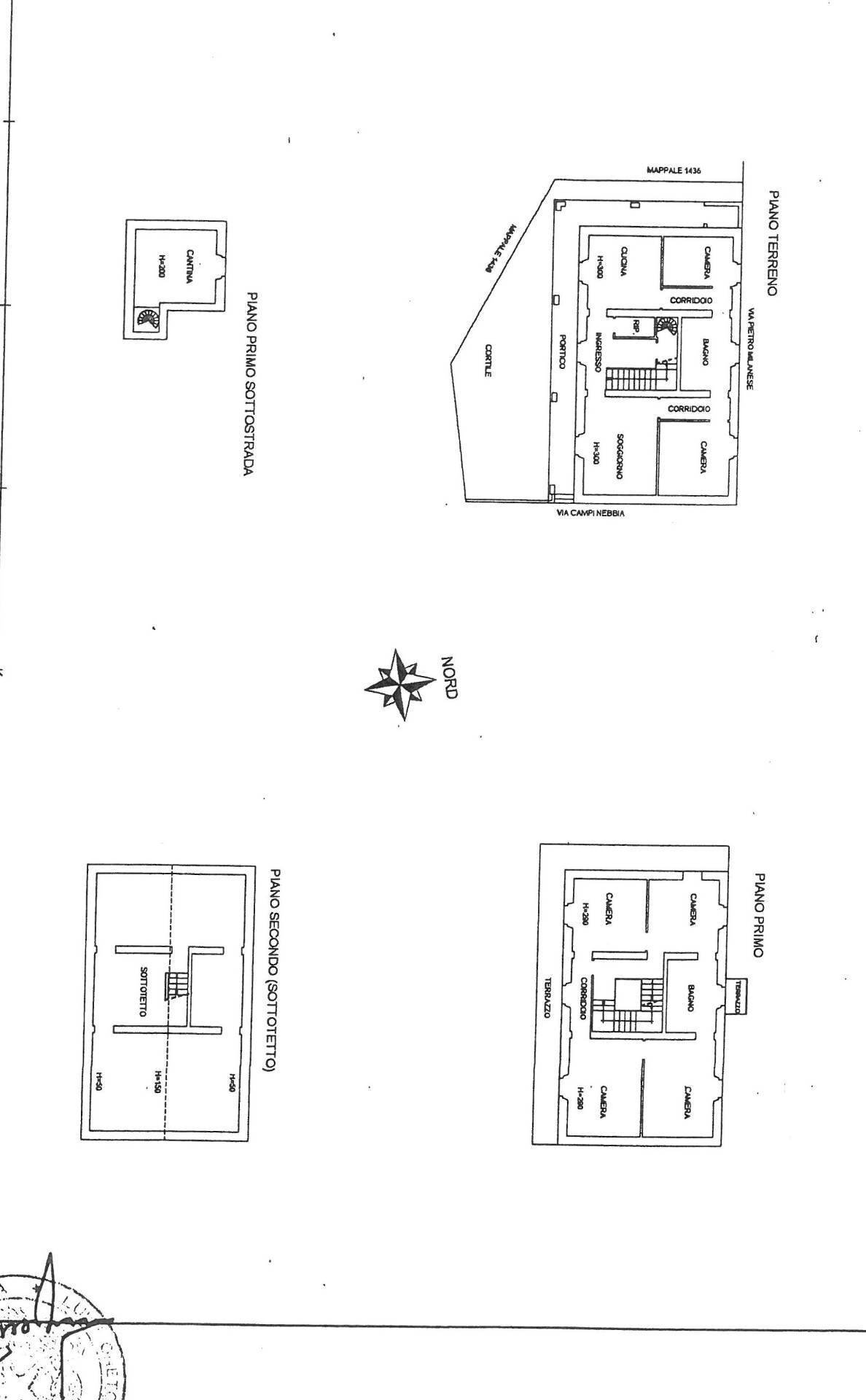 Foto 9 - Casa semi indipendente Alessandria - planimetria 1