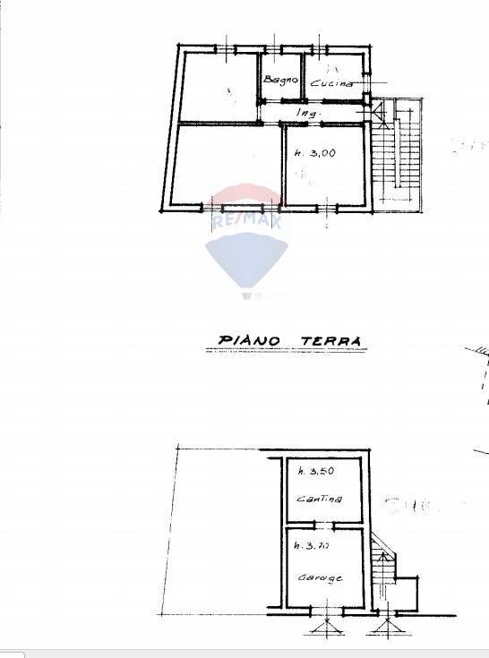 Pianta 2D - Four-room apartment Loro Ciuffenna - floor plans 1