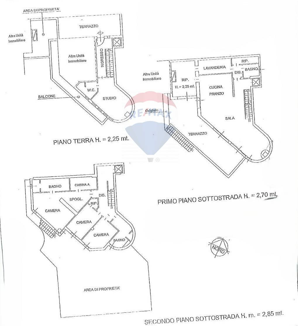 Pianta 2D - Villa a Schiera via salita dei cappuccini
 
25, Como - planimetria 1