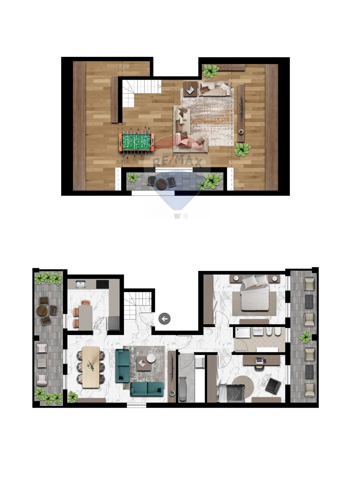 Pianta 2D - Trilocale Via Papa Giovanni XXIII
 
18, Mozzo - planimetria 1