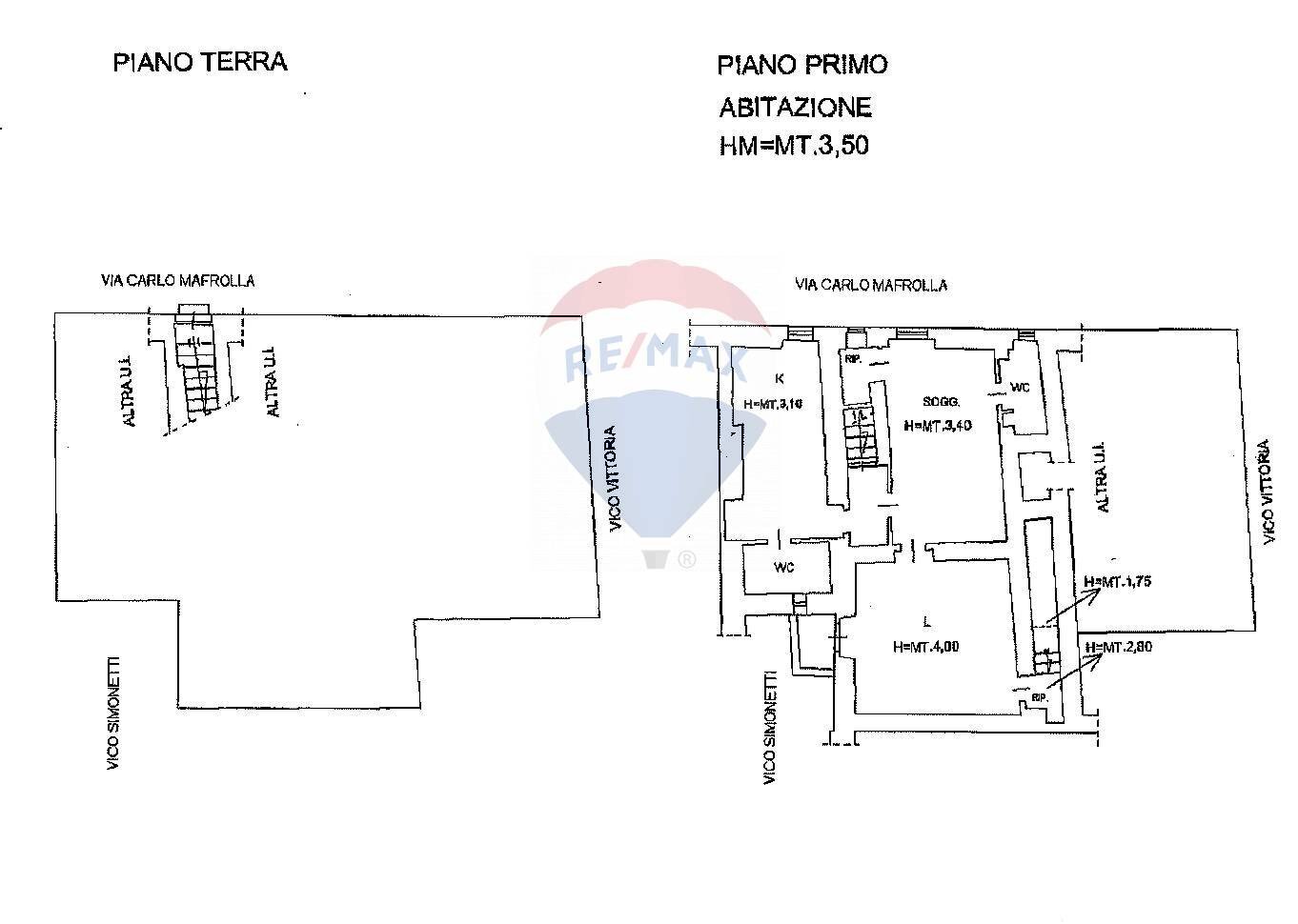 Pianta 2D - Three-room apartment Via Mafrolla
 
23, Vieste - floor plans 1