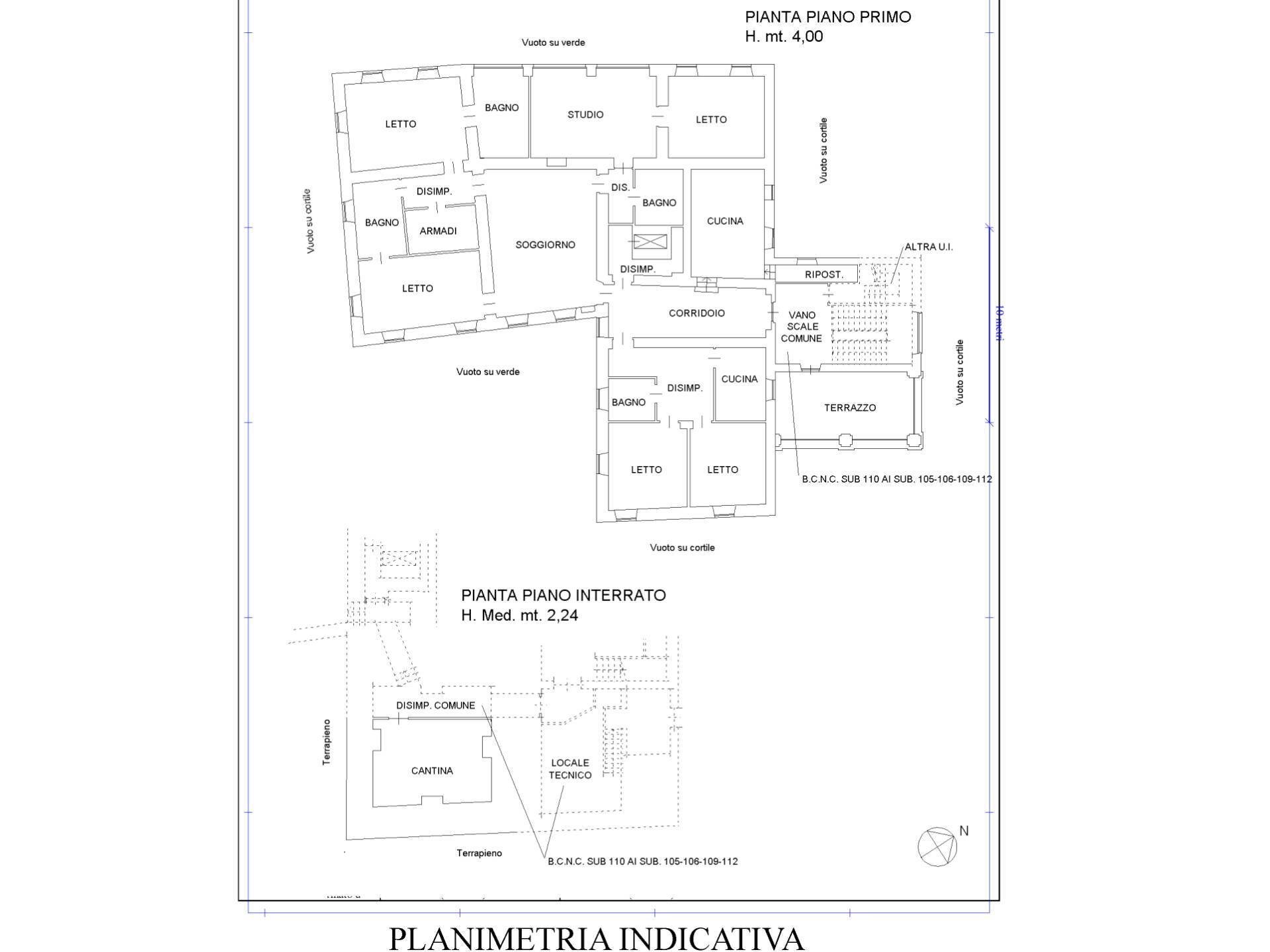 Foto 58 - Appartamento via Lunga, San Mauro Torinese - planimetria 1