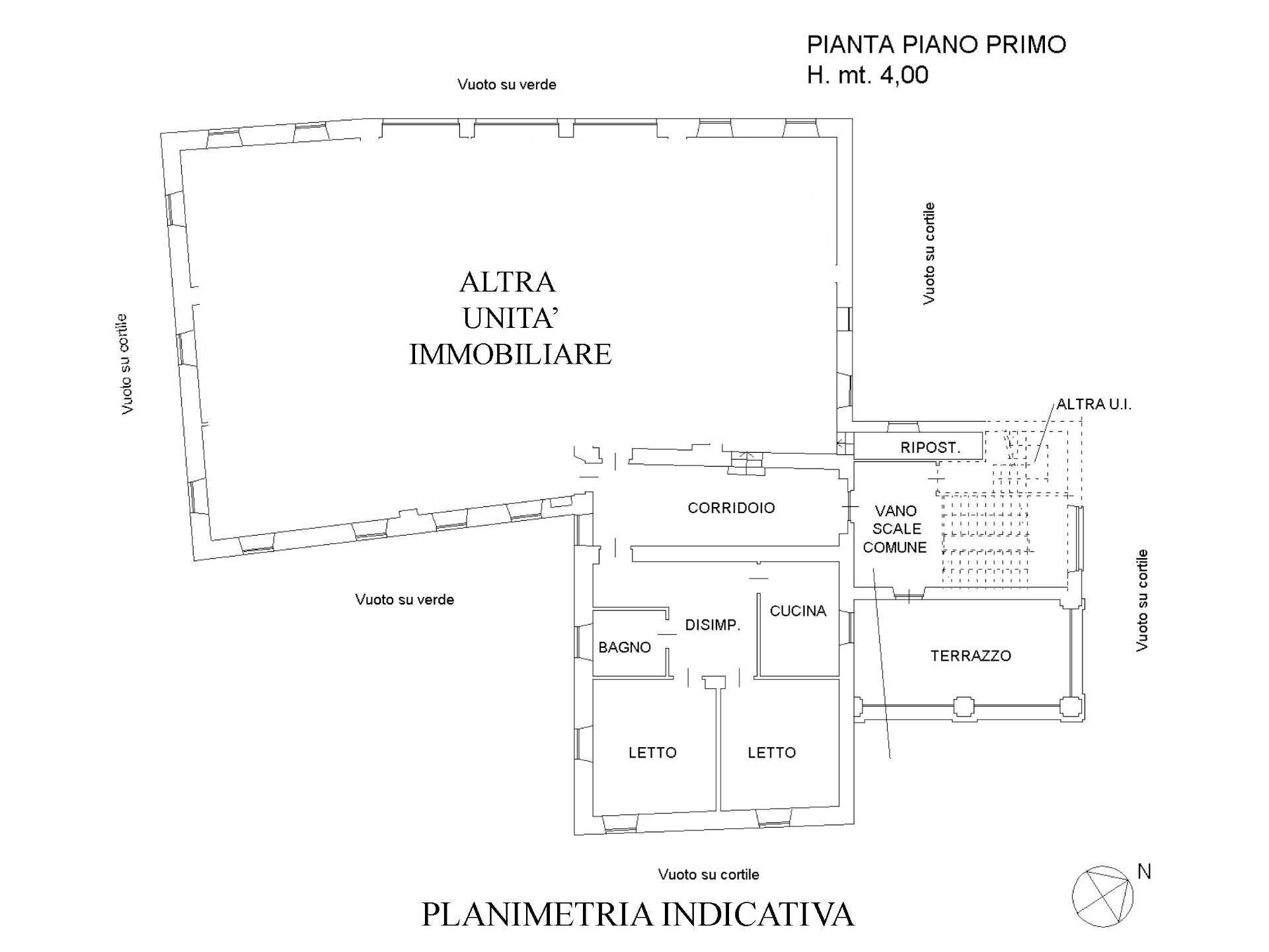 Foto 33 - Trilocale via Lunga, San Mauro Torinese - planimetria 1