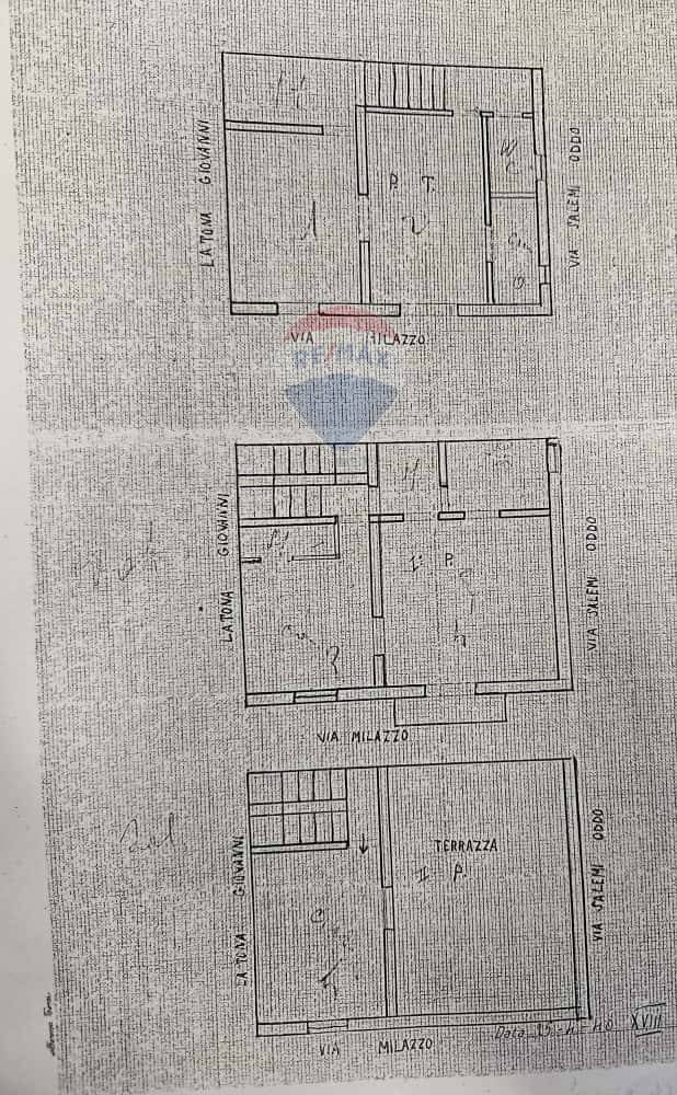 Pianta 2D - Independent house Via Milazzo
 
108, Bagheria - floor plans 1