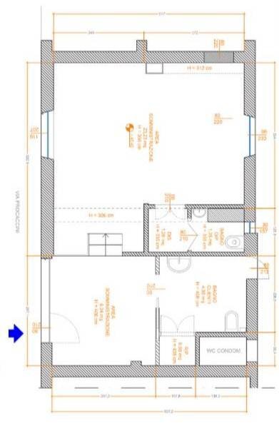 Foto 8 - Locale Commerciale Corso Sempione, Milano - planimetria 1