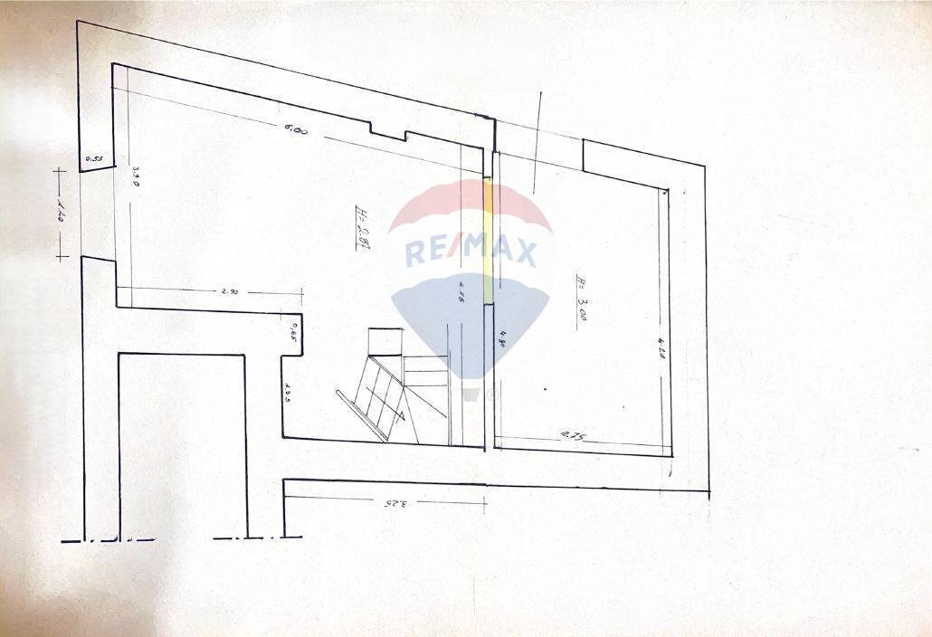 Pianta 2D - Locale Commerciale Napoli - planimetria 1