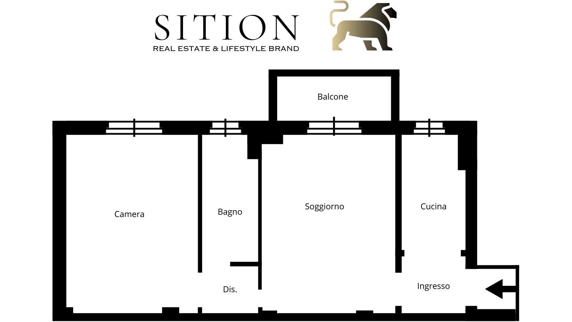 Foto 20 - Bilocale Via Angelo Poliziano
 
12, Milano - planimetria 1