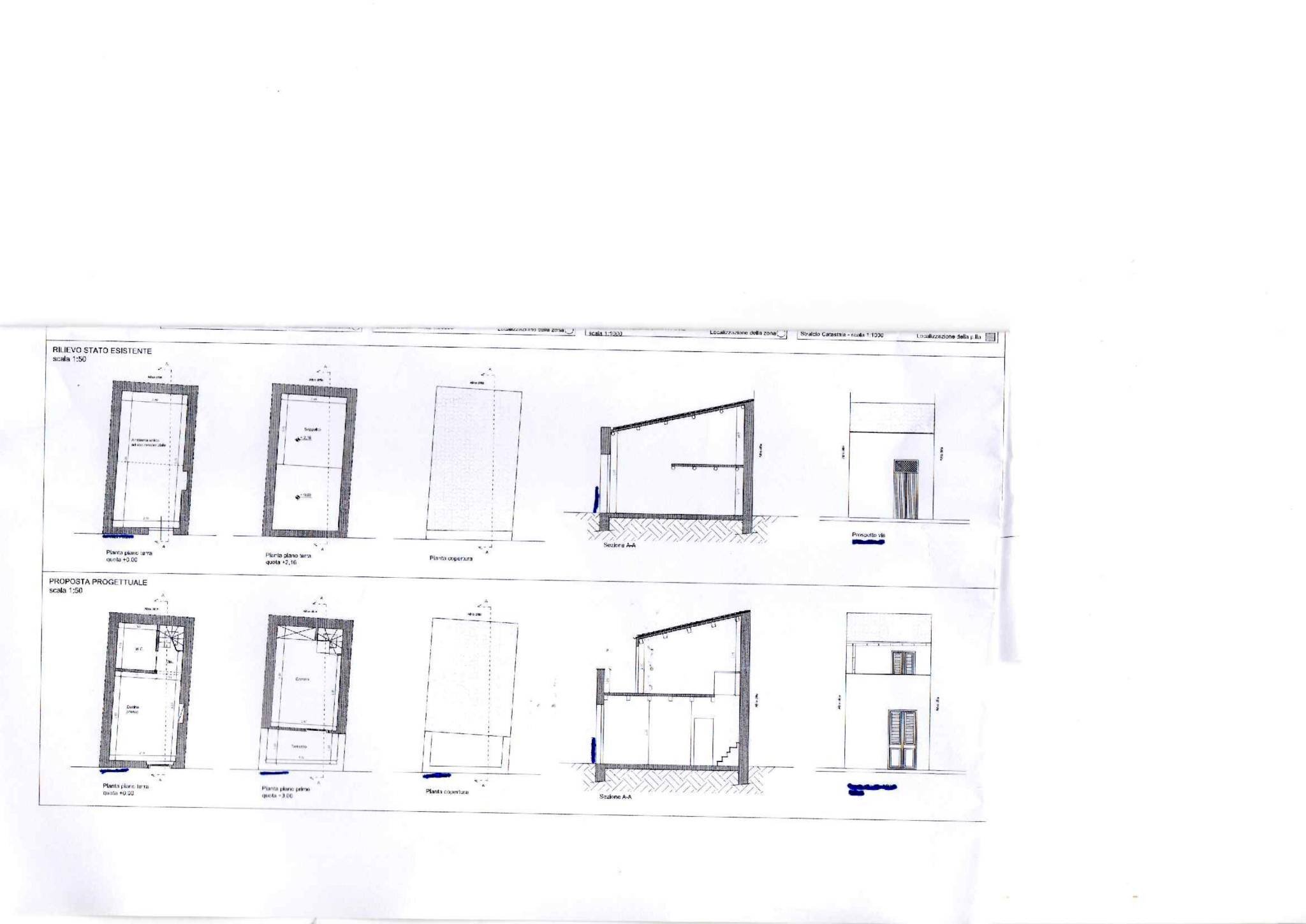 Independent house via Guglielmo Marconi, Castellammare del Golfo - floor plans 1