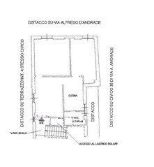 Trilocale via Alfredo d'Andrade, 31, Genova (zona Sestri Ponente) - planimetria 1