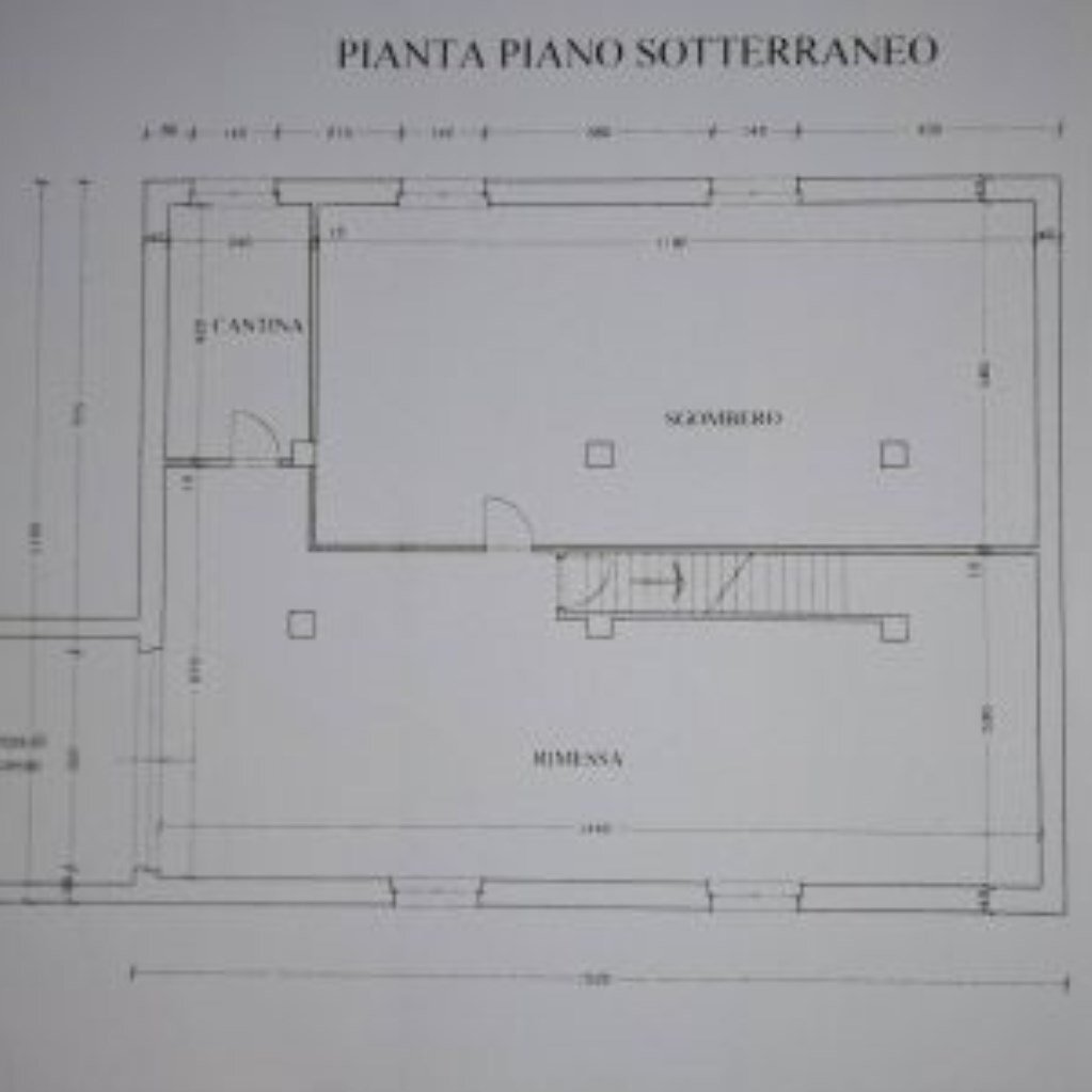 Villa Bagnolo Piemonte - planimetria 1