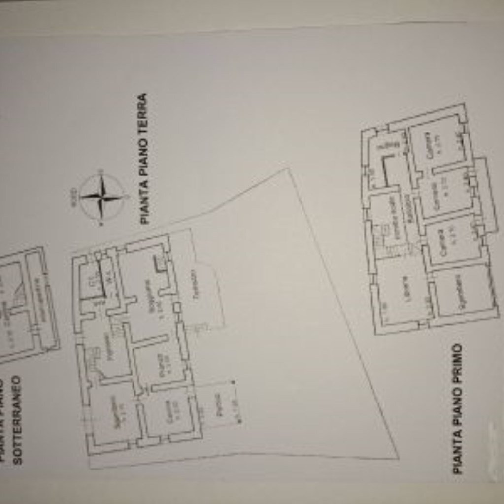 Villa Bagnolo Piemonte - planimetria 1