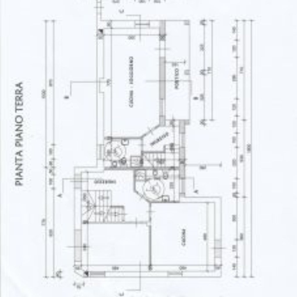 Villa Bifamiliare Bagnolo Piemonte - planimetria 1