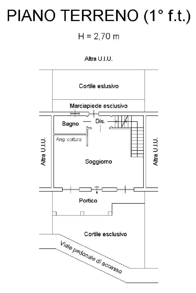 Villa a Schiera Via Giuseppe Griva, Rivalta di Torino - planimetria 1