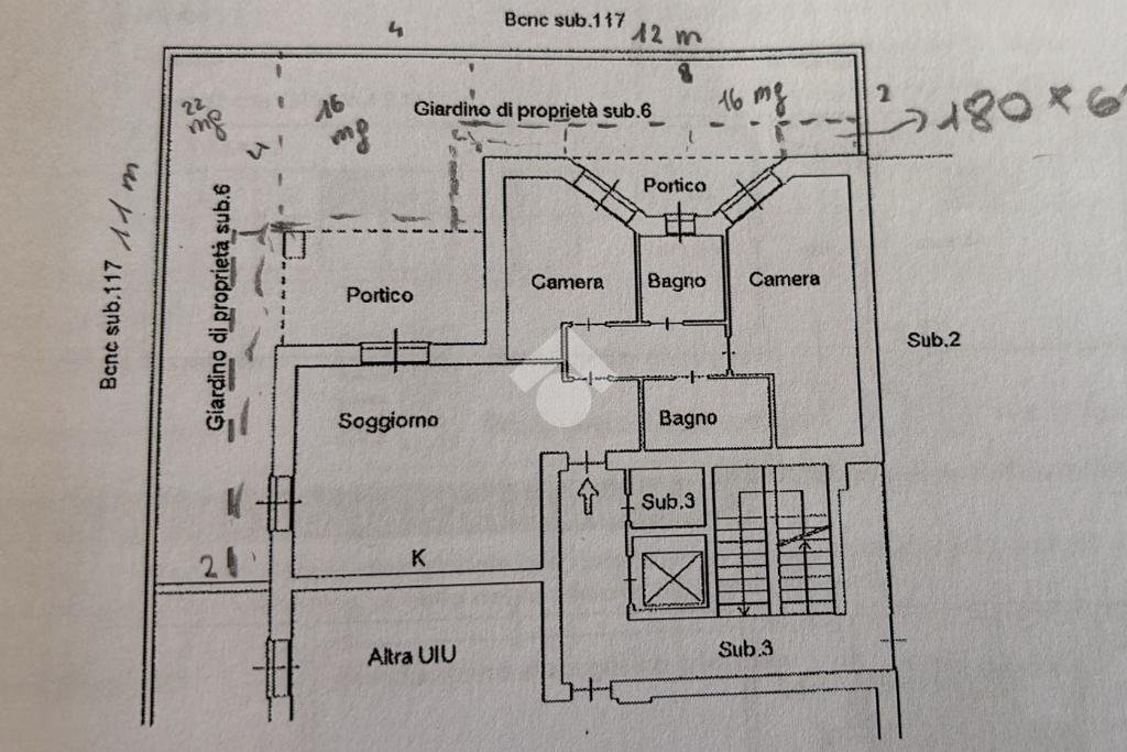 Trilocale Via Bazzana Inferiore, Assago - planimetria 1