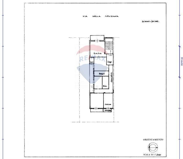 Pianta 2D - Appartamento Via Della Genziana
 
36, Catania - planimetria 1