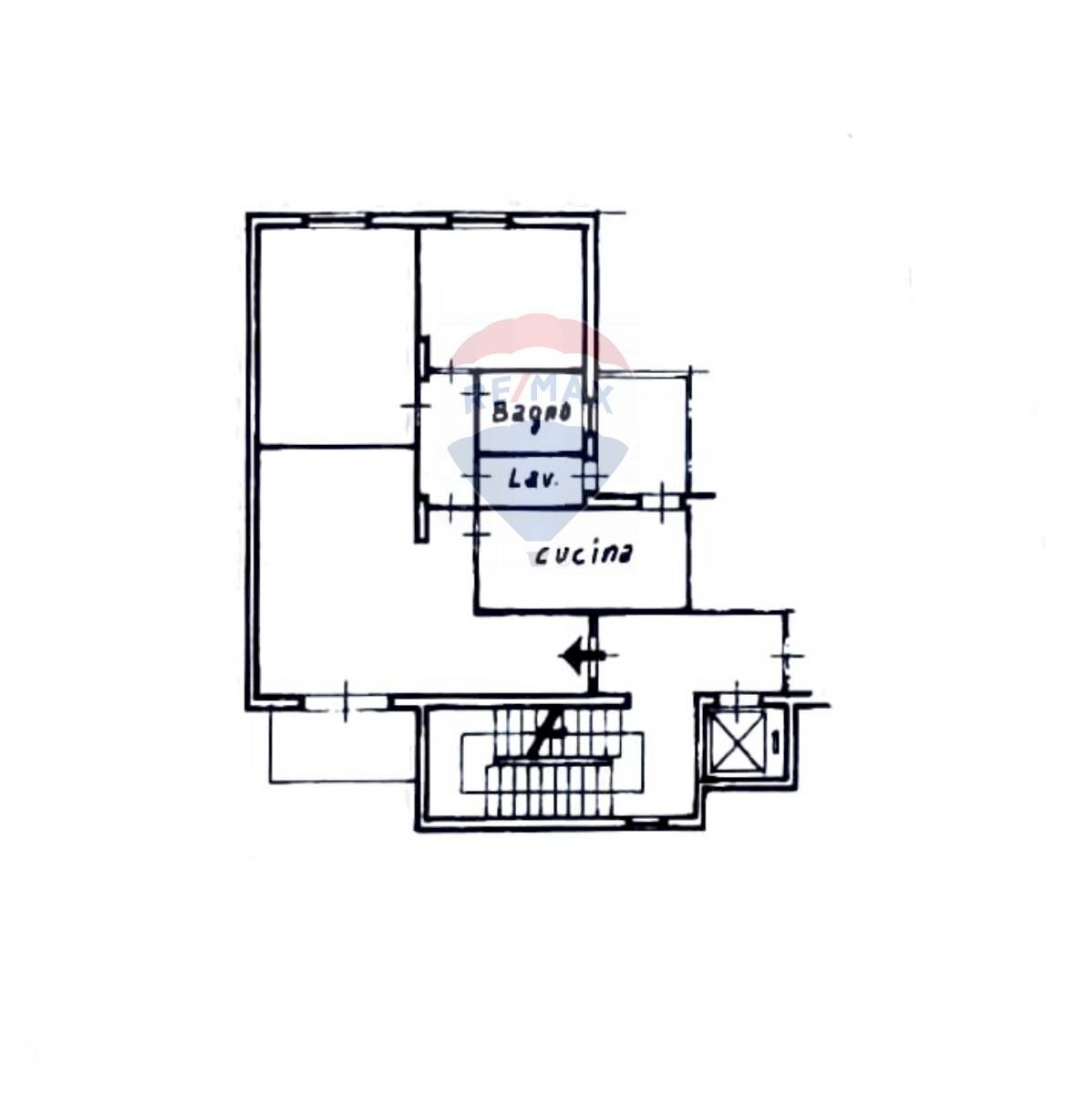 Pianta 2D - Trilocale Viale Moncada
 
11 C, Catania - planimetria 1
