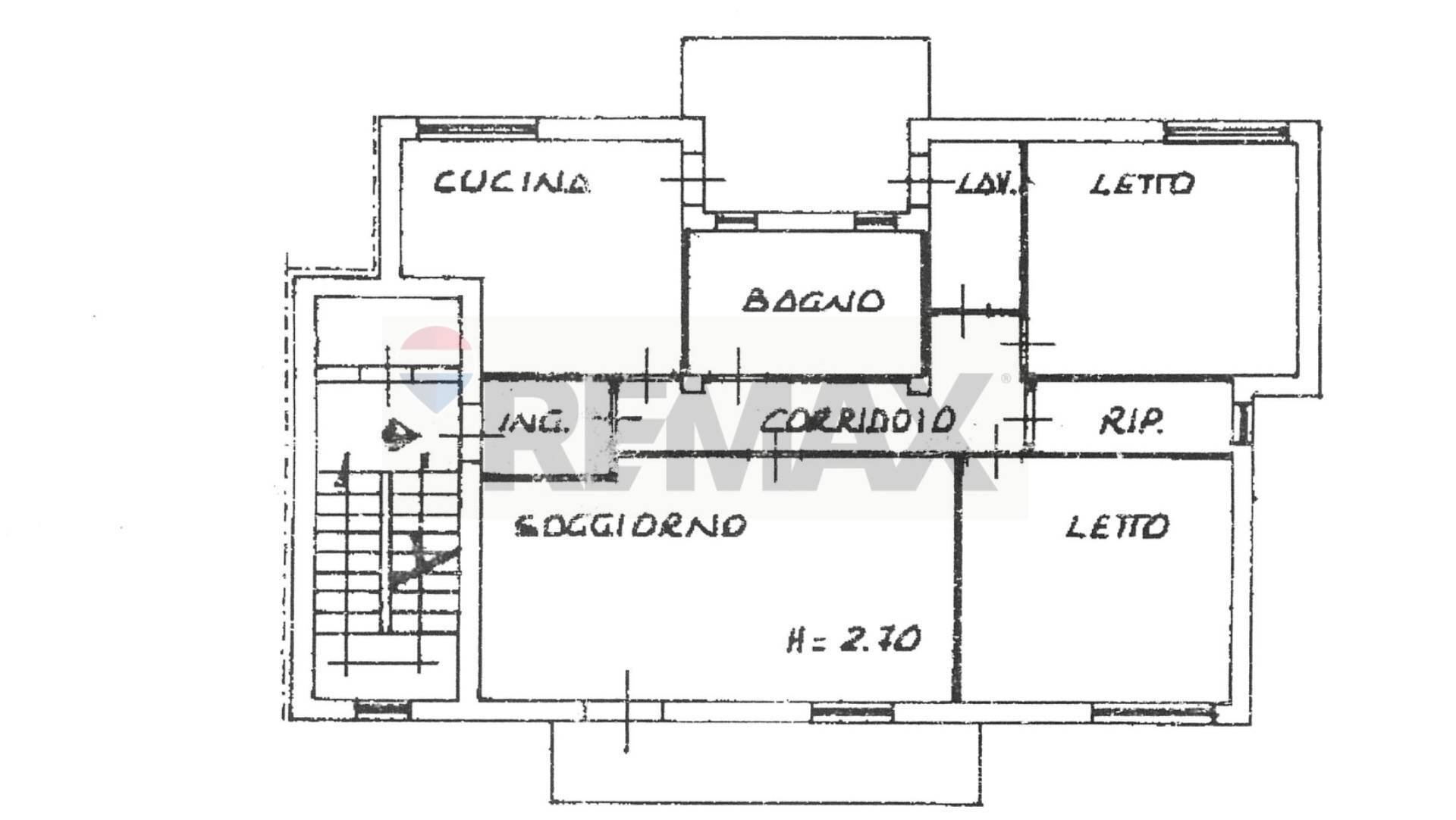 Pianta 2D - Trilocale via Martedina
 
s/n, Mineo - planimetria 1