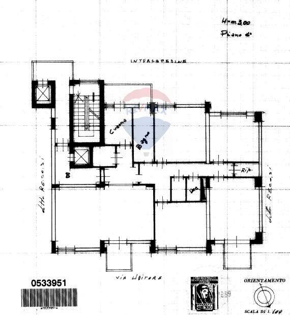 Pianta 2D - Appartamento viale della regione siciliana
 
2464, Palermo - planimetria 1