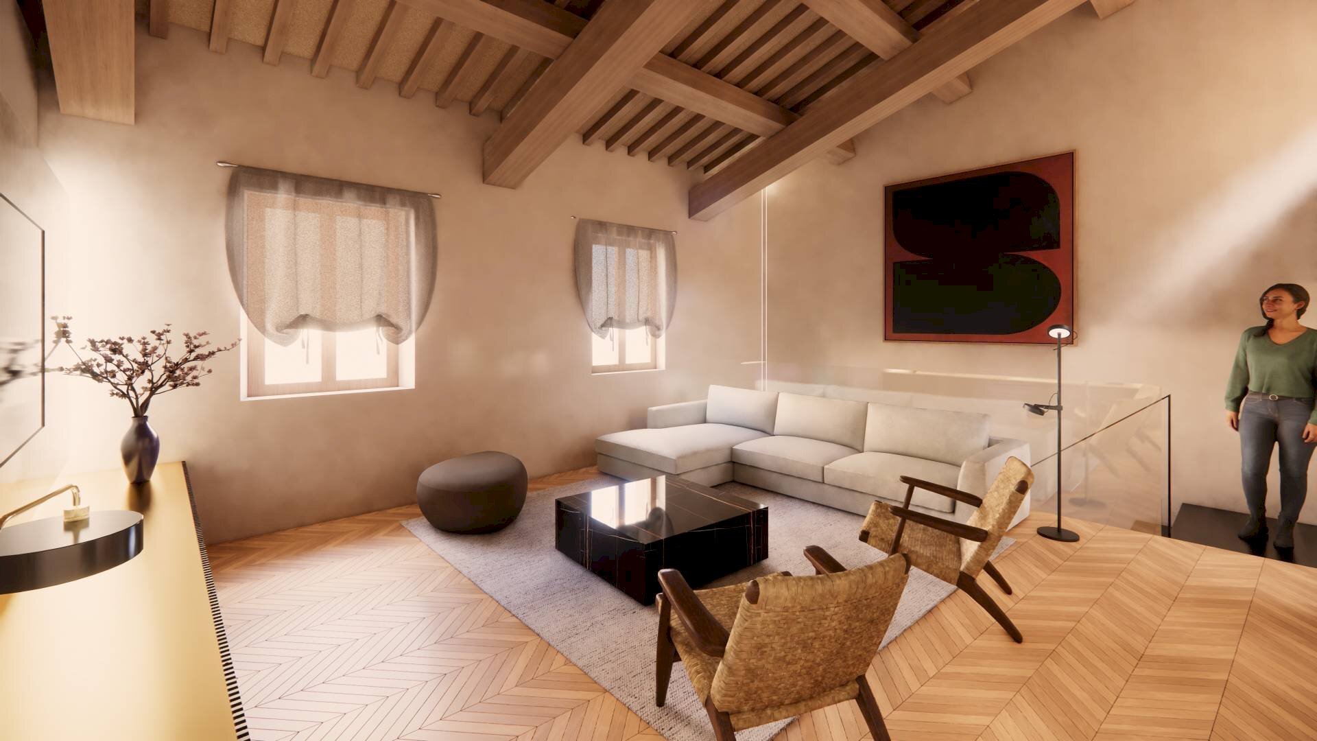 Soggiorno - Semi-detached house Via Fonte Del Campo
 
25/27, Foligno - photo 1