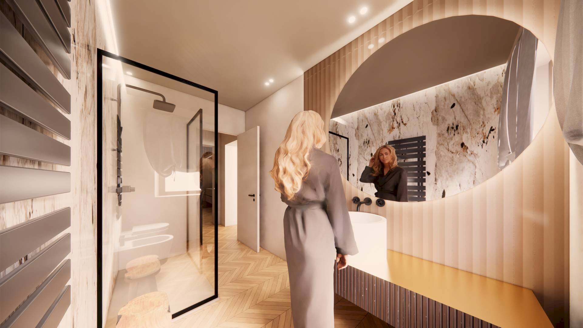 Bagno - Semi-detached house Via Fonte Del Campo
 
25/27, Foligno - photo 3