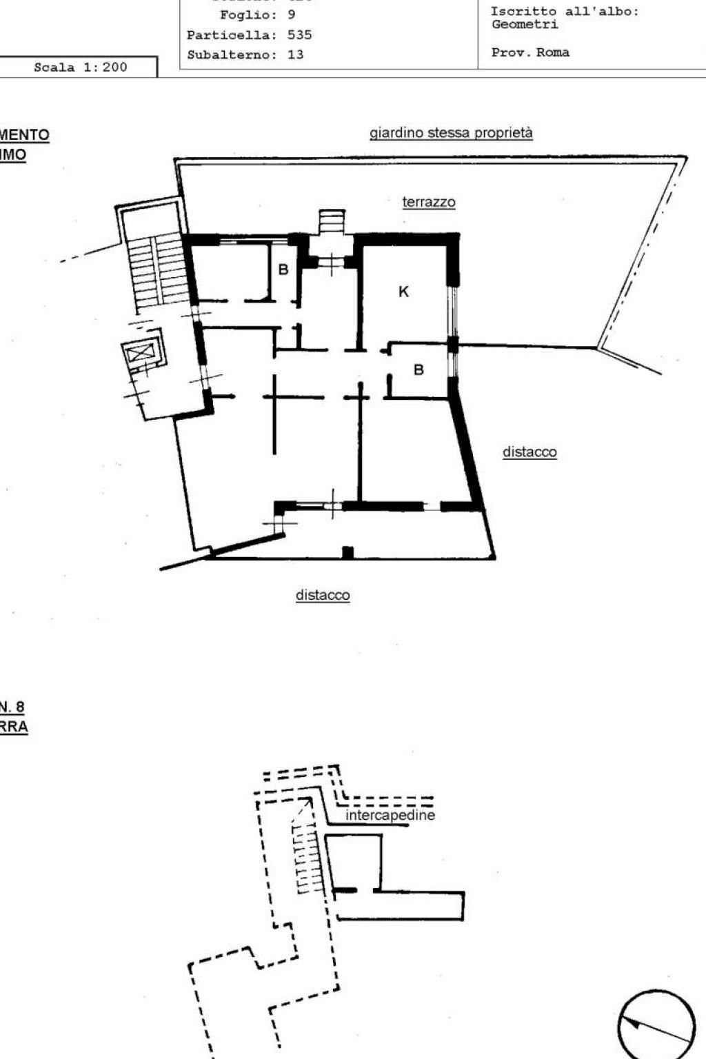 Appartamento via Piaggio, Genova - planimetria 1