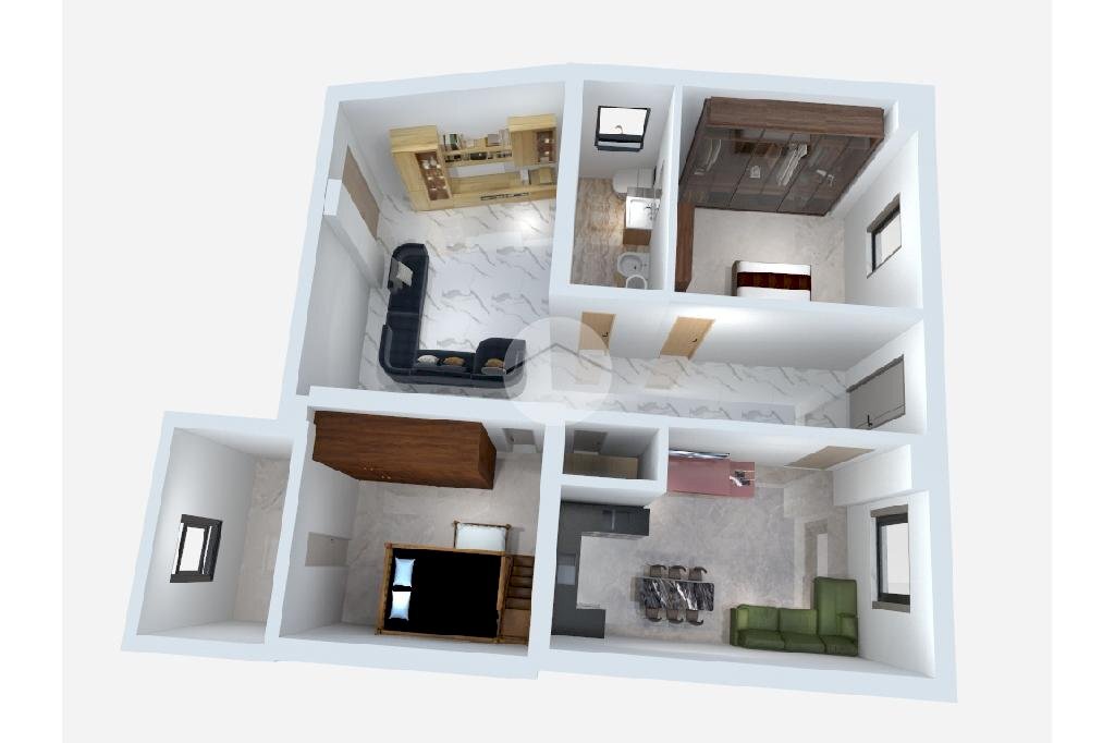 Quadrilocale Via Cottin, Leini - planimetria 1