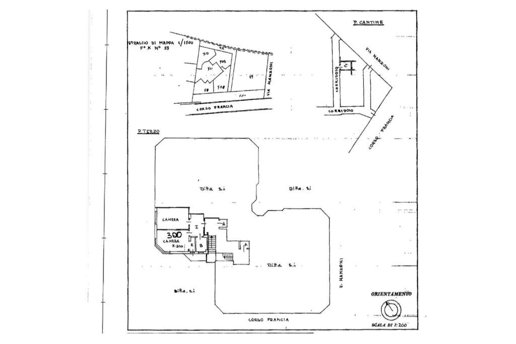 Two-room apartment Via manzoni, Collegno - floor plans 1