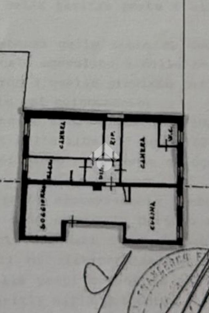 Trilocale Via Mentana, Mercato Saraceno - planimetria 1