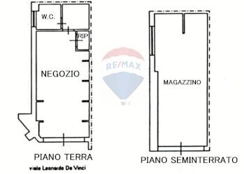 Pianta 2D - Negozio Viale Leonardo Da Vinci
 
67, Palermo - foto 13