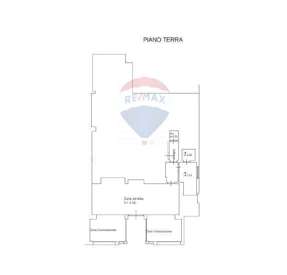 Pianta 2D - Shop Montevarchi - floor plans 1
