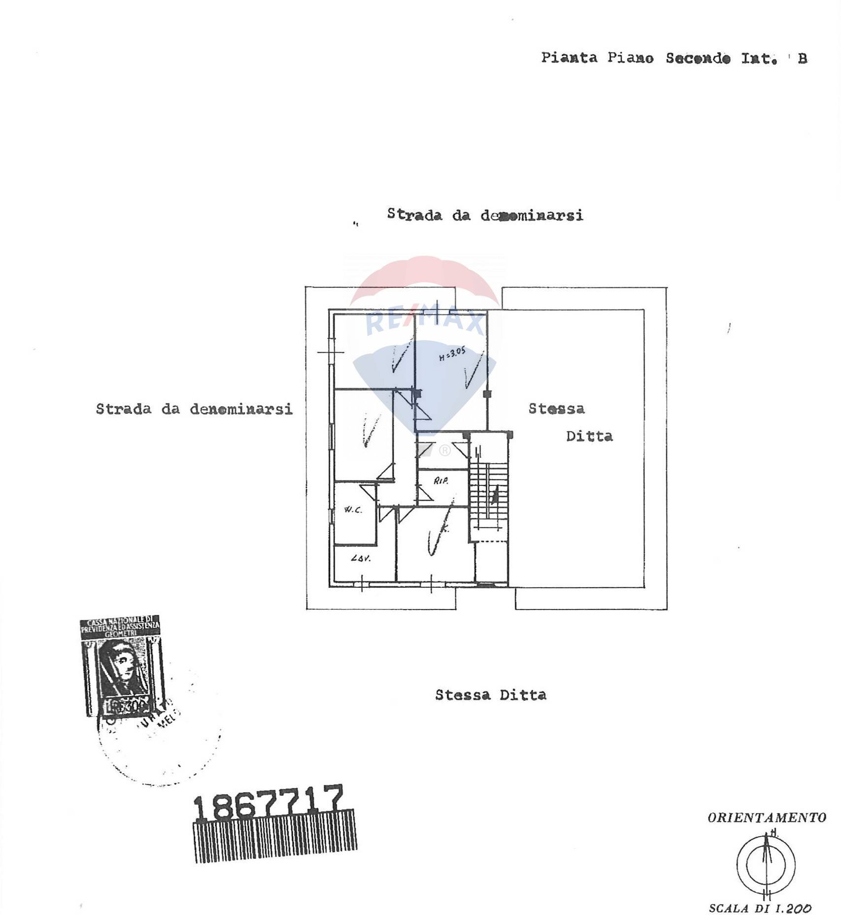 Pianta 2D - Trilocale Via Napoli
 
99, Misterbianco - planimetria 1
