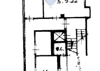 Pianta 2D - Trilocale Via Alessandro Volta
 
32, Acireale - foto 27