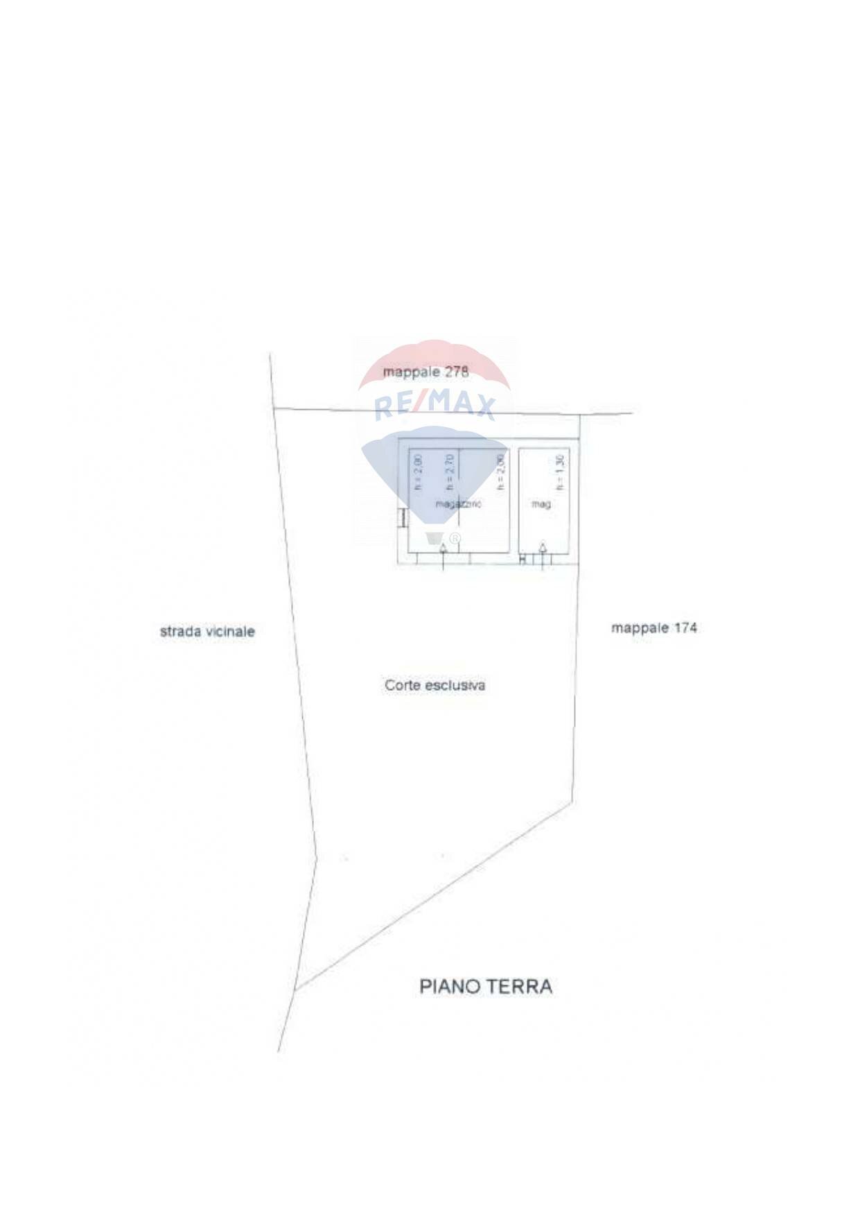 Pianta 2D - Terreno agricolo Semproniano - planimetria 1