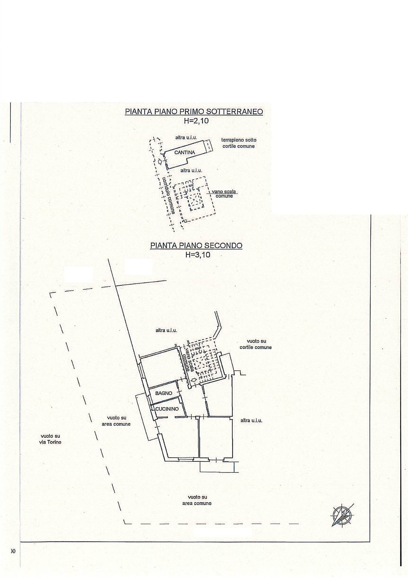 planimetria alloggio - Apartment Via Torino
 
9, Mondovì - floor plans 1
