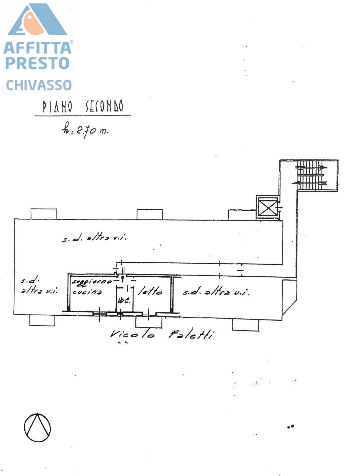 Foto 2 - Two-room apartment VIA ROMA
 
19, Chivasso - floor plans 1