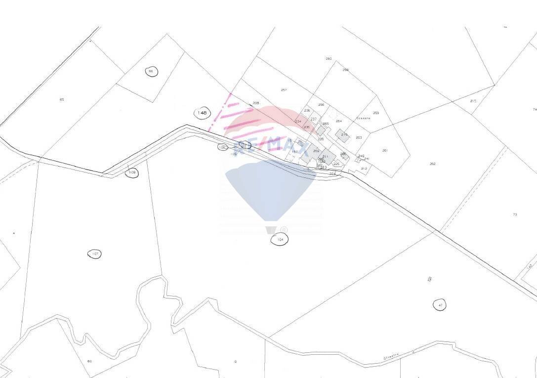 Pianta 2D - Terreno agricolo strada del cossano
 
6, Sala Baganza - planimetria 1