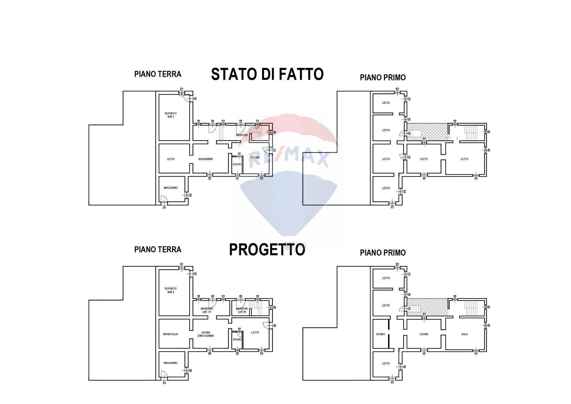 Pianta 2D - Rustico Contrada Feudo, Bucchianico - foto 1