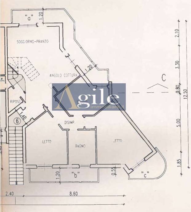 Foto 46 - Appartamento via sant'antonio, Folignano - planimetria 1
